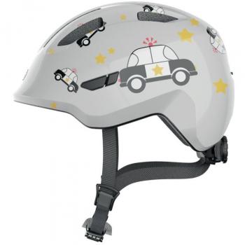 Abus Smiley 3.0 Kids Bicycle Helmet - Grey Police Design, Size S (45-50 cm)