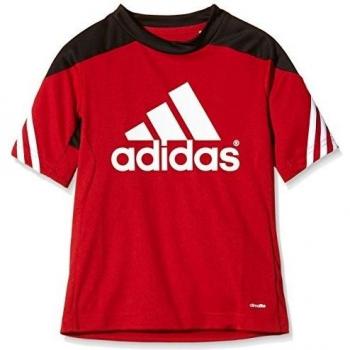 adidas Sere14 TRG JS Y - Camiseta para niño, color rojo / negro / blanco, talla 128