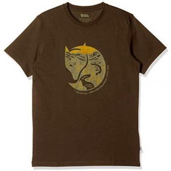 Fjällräven Arctic Fox Short Sleeve T-Shirt Dark Olive for Men Size S