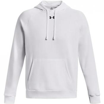 Under Armour Men's Rival Fleece Hoodie White XL - Casual, Sportswear, Cotton
