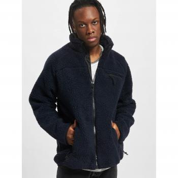 Chaqueta Teddy Azul Brandit para Hombre - Fleece Jacket - Talla M XXL - Color Azul Marino
