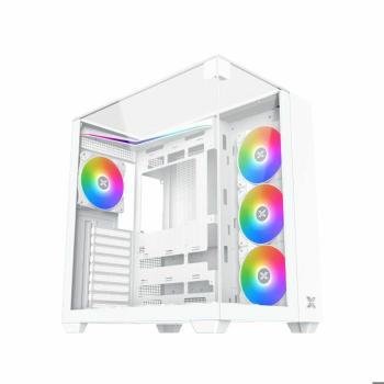 Caja Semitorre ATX Xigmatek Aqua V Blanca con Paneles de Cristal Templado ARGB