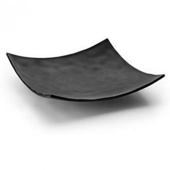 Lacor - 63373 - Fuente De Melamina Cuadrada 25x25x5 - Negro