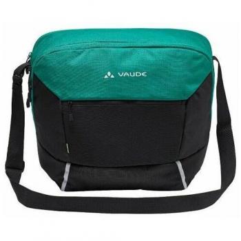 Vaude Cycle Messenger L Bolsa de Bicicleta Negra (Única) con características de diseño ergonómico, material impermeable, capacidad de 25 litros, correas ajustables, reflectores para mayor seguridad y compartimentos internos organizadores