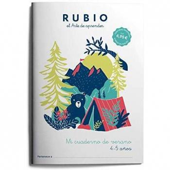 Mi cuaderno de verano RUBIO. 4-5 años: 2