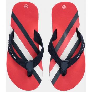 Tommy Hilfiger - Chanclas de niño en rojo