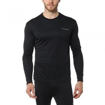 Ultrasport Endurance Vanda Performance - Camiseta de manga larga para hombre, color negro, talla S