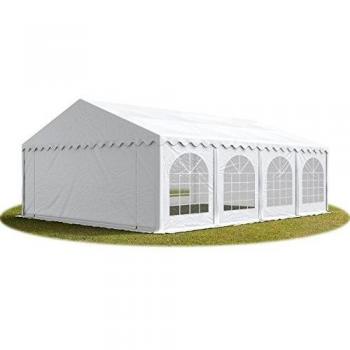 Carpa para Fiestas 5x8 m, PVC 750, Ignífuga, Base Reforzada, Blanca