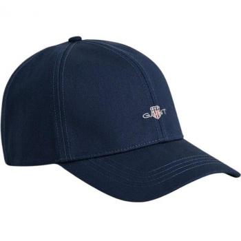 Gant Unisex High Shield Baseball Cap 9900110, Casual Cotton, Navy Blue (L/XL), Classic Design