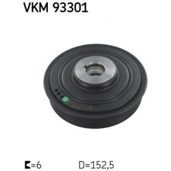 Polea de cigüeñal SKF VKM 93301, tipo: polea, características: diseñada para el sistema de transmisión del motor, fabricada con materiales de alta calidad para garantizar durabilidad y rendimiento óptimo, compatible con diversas marcas