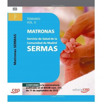 Matrona del Servicio de Salud de la Comunidad de Madrid. SERMAS. Temario Vol. II.: 2
