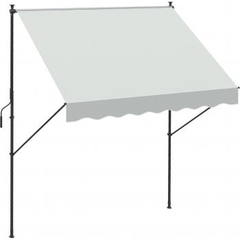 Outsunny Toldo Manual Retráctil 200x170x200-290 cm con Manivela y Protección Solar UV40+