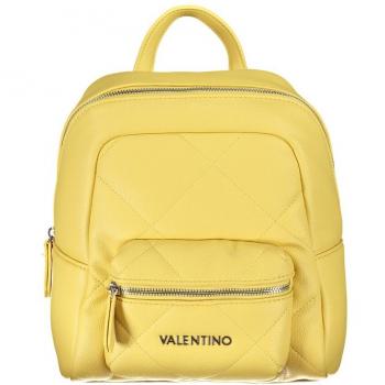 Valentino by Mario Valentino Yellow Polyethylene Backpack with Adjustable Straps, Female, Size: ONE SIZE