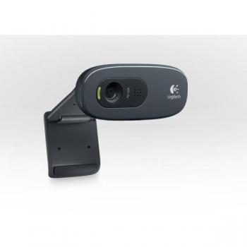 Cámara Web Logitech HD C270 3 MP 1280 x 720 Pixeles USB 2.0 Negra