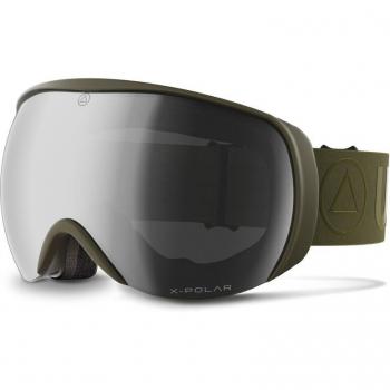 ULLER Blizzard Green UL-012-07 Men's Sunglasses, Uller Blizzard Ski Goggles CAT3 Unisex