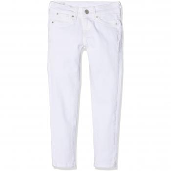 Pepe Jeans Pixlette, Vaqueros para Niñas, Blanco