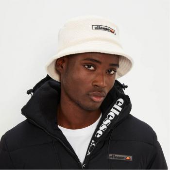 Gorro Bucket Ellesse Levanna para hombre en color blanco
