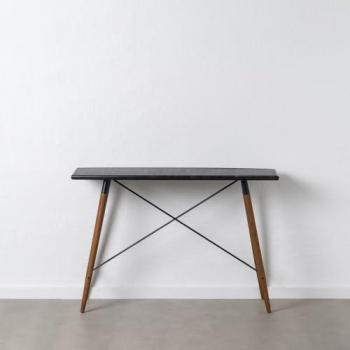 Consola Negro Natural DM-Metal 120 x 38 x 81 cm