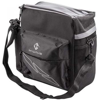 M-Wave 122385 - Bolsa Manillar con portamapas, 25.80 mm