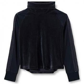 adidas W SID LS Top Camiseta de Manga Larga, Mujer, Negro, L