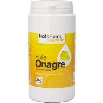 Aceite de Onagra Original Nat&Form 360 cápsulas