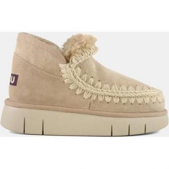 Mou Women's Eskimo Bounce Sneakers - Beige Platform Snow Boots