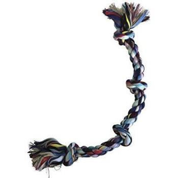 Juguete Cuerda para Perros Gloria - 40 cm - con 4 Nudos - Juguete para Perros - Materiales Resistentes - Mantiene Las Encías Saludables - Color Variado