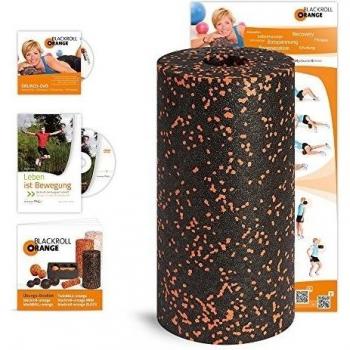 Blackroll Orange (el original) - El rodillo de automasaje - Set Vital Estándar (incluye DVD de ejercicios, folleto y póster de ejercicios)