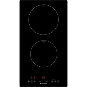 Placa de Inducción Modular Aspes AI2301 con 2 Zonas de Cocción y Función Stop&Go Booster