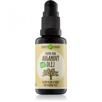 Purity Vision BIO Argan Oil 30 ml - Organic, cold-pressed, pure argan oil, suitable for skin and hair care, rich in vitamins E and fatty acids, nourishing and moisturizing properties