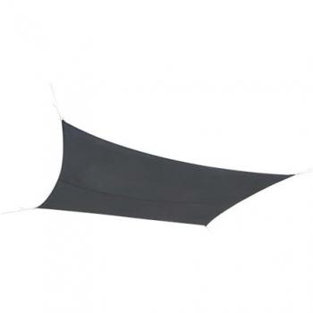 Toldo de Vela Sombra Rectangular 3x2 m Gris Antracita - Protección UV, Resistente e Impermeable para Jardín y Patio