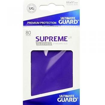 Ultimate Guard Fundas para Cartas, de la Marca, Tamaño estándar, Color Morado