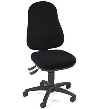 Topstar Point60 - Silla de oficina, sin brazos, 100 x 46 x 45 cm, color  negro