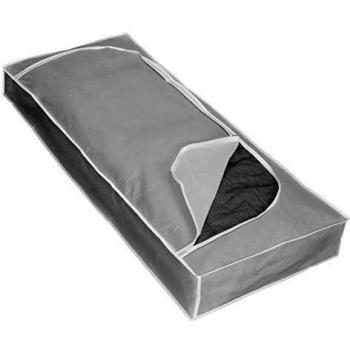 Metaltex Funda para Mantas 'Polly' 120X50X15, Negro, Estandar