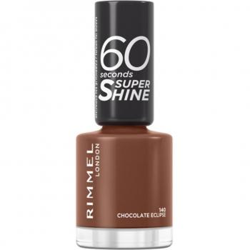 Rimmel 60 Seconds Super Shine Nail Polish Shade 140 Chocolate Eclipse 8 ml