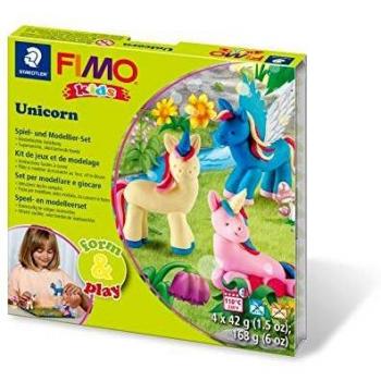STAEDTLER 8034 19 LZ Fimo Kids Unicorn Form and Play Set