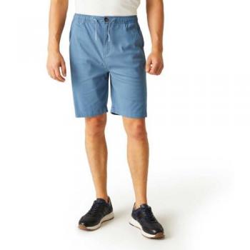 Regatta Men's Aldan Adjustable Waist Casual Chino Shorts Coronet Blue, Size 42