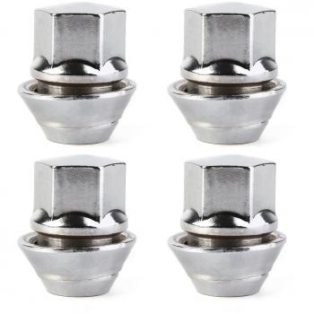 CLE DE TOUS - Kit de 4pcs 19mm M12 x 1,5 Tapas de Tuercas para Rueda Llantas de Aleación para Ford Focus