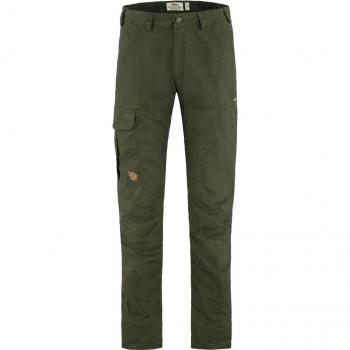 Pantalón largo Fjällräven Karl Pro verde oscuro - 52, tipo de producto: pantalones, características: color verde oscuro, material resistente al agua, diseño ergonómico, múltiples bolsillos funcionales, ajuste cómodo y flexible