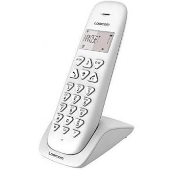 Teléfono Inalámbrico DECT Logicom Vega 150 Blanco con ID de Llamada y Autonomía de 7h