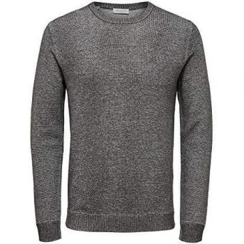 Selected Homme MaglioneUomo Girocollo Grigio slhnewjeff Crew Neck L