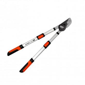 Altuna J502 Tijera de Poda Telescópica Profesional 2 Manos con Multiplicador, Corte Bypass, Longitud Ajustable 67-89 cm, Diámetro de Corte