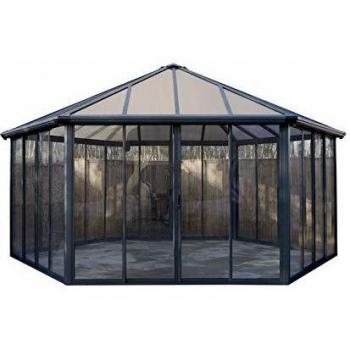 Pérgola de Aluminio y Policarbonato 300x305cm Olympia 16mm Blanca - Canopia by Palram