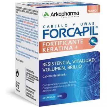 Arkopharma Forcapil Hair and Nails Fortifying Keratin+ 60 Capsules