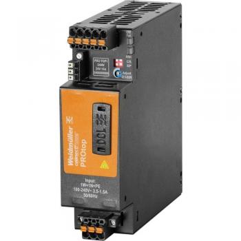Fuente de Alimentación Switching Weidmüller PRO TOP1 240W 24V 10A para Montaje en Carril DIN