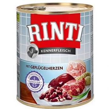 RINTI Kennerfleisch 1 x 800 g - con corazones de ave