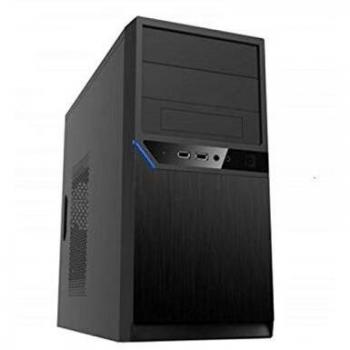 CoolBox M660 - Caja PC micro ATX con Fuente, Soporte para Cierre Kensington y Candado. Negro