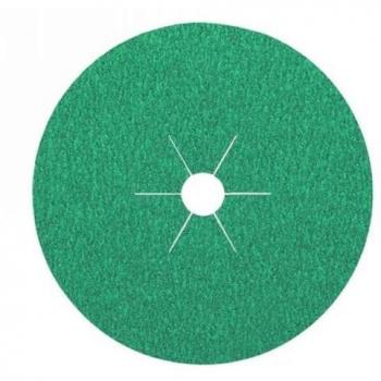 Klingspor 204089 Discos de Fibra Vulcanizados, CS 570, 30 Forma de Perforación, 80 Grano, 115 mm x 22 mm