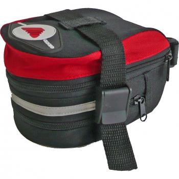 Amaro 7000 Sadde - Bolsa, tamaño aprox. 12, 0 x 10, 0 x 18, 0 cm, color rojo / negro