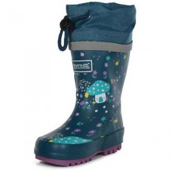 Regatta Kids Fantasy Peppa Pig Splash Wellington Boots - Blue - Size UK 13